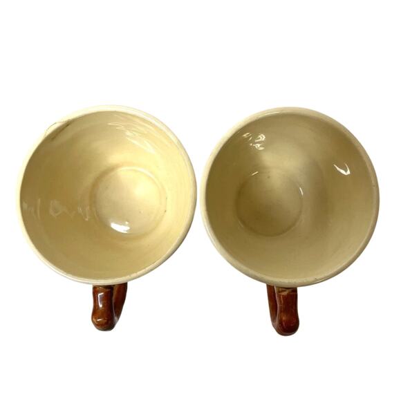 Lot of 4 Vintage Franciscan Apple Tea Cups & Saucers Hand Decorated, Made in USA - Picture 5 of 16